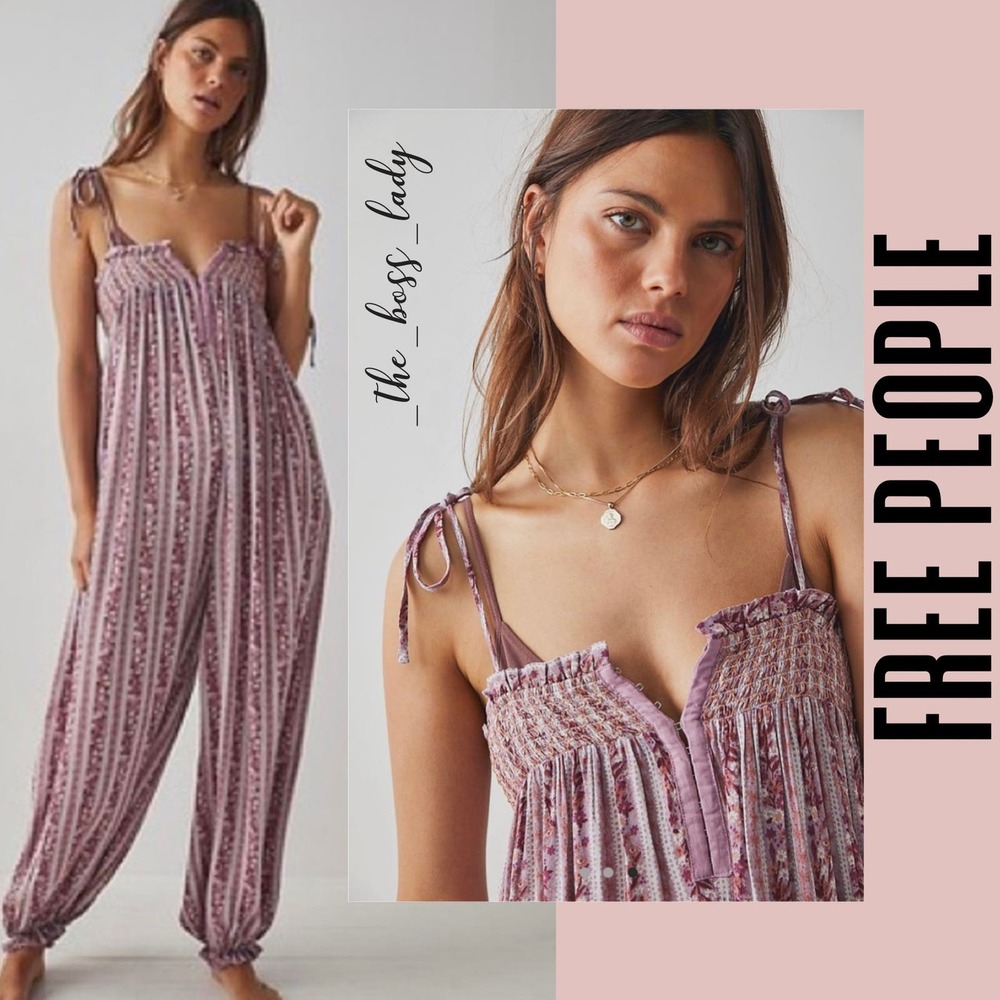Free People jumpsuit one-piece romper onesie summer spring smock